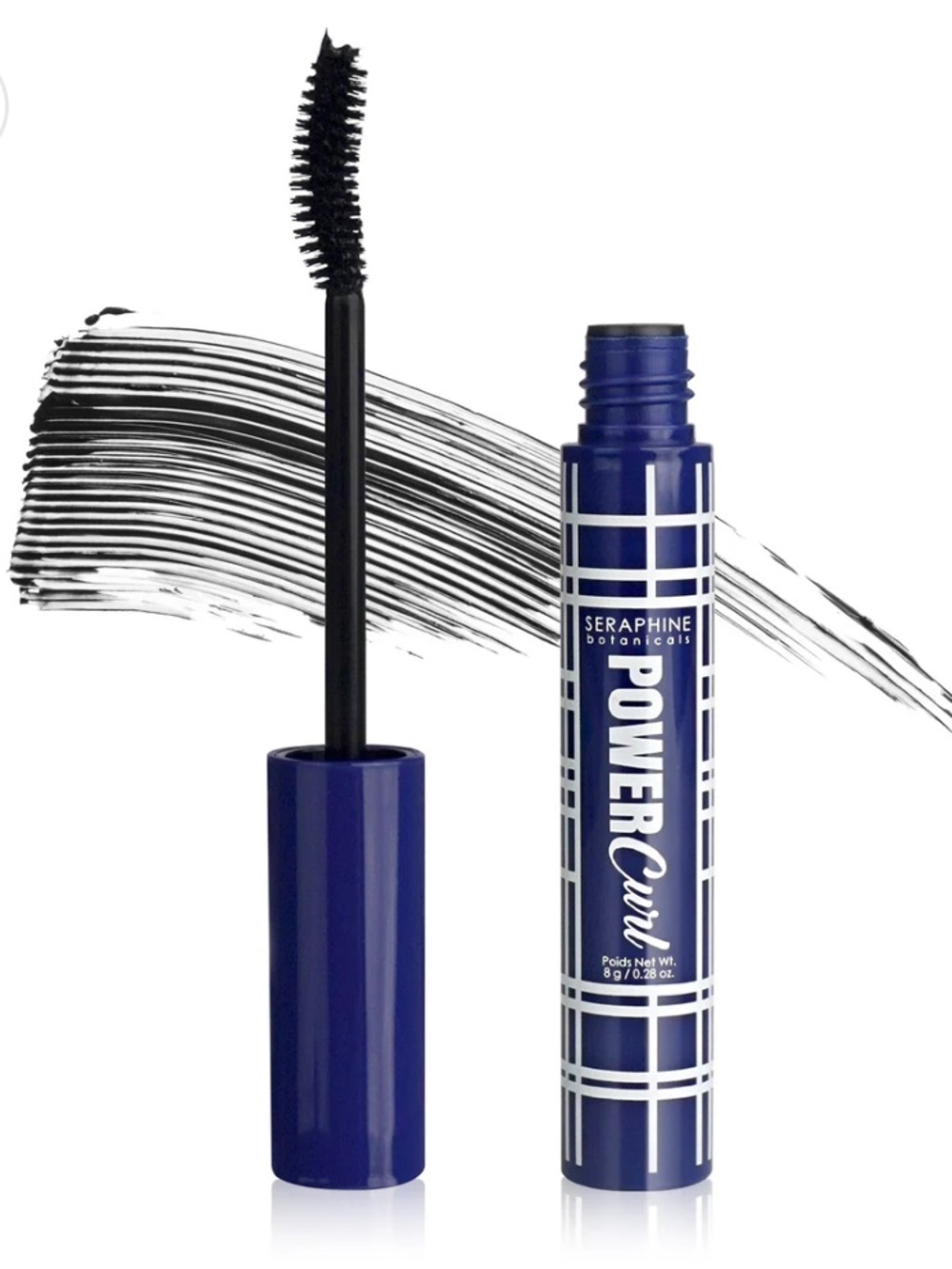 Seraphine Botanicals Power Curl Mascara in Jet Black Waterproof